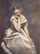 Jean Baptiste Camille  Corot La melancolie (mk11) china oil painting reproduction